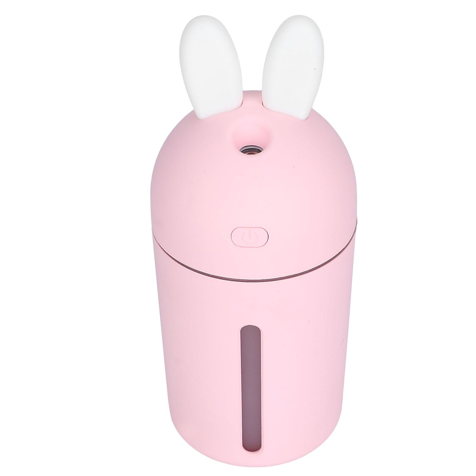 200ml Mini Air Humidifier 3 Hours Timing Ambience Night Light Desktop Humidifier Usb Poweredpink