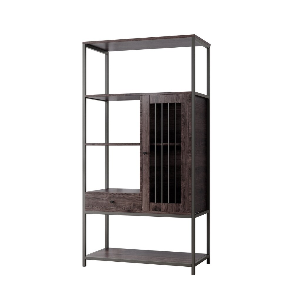 5 Tier Home Office Bookcase and Bookshelf
