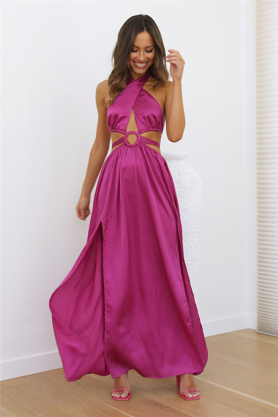 No Cares Maxi Dress Purple