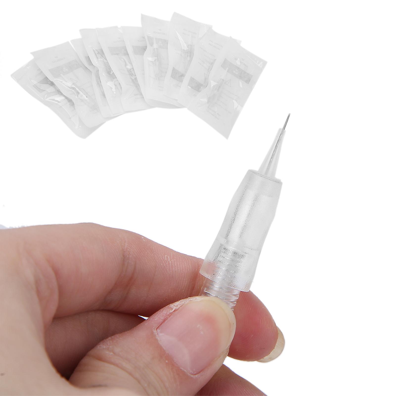 10pcs Disposable Microblading Cartridge Needles Eyebrow Lip Tattoo Needle Set Accessory3rp