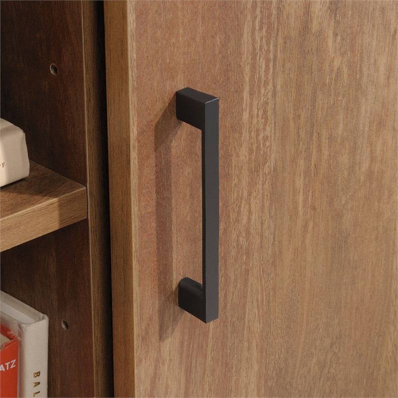 Sauder Tremont Row Engineered Wood Bookcase in Sindoori Mango/Brown   Industrial   Bookcases   by Homesquare  Houzz