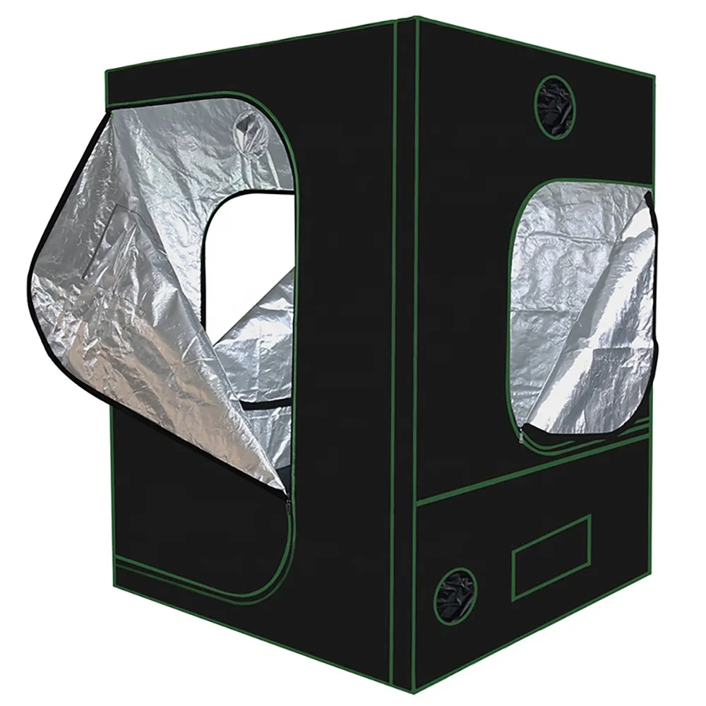 Factory Outlet Supply Hydroponic Indoor 150x150x200cm (5*5*6.5 ft) Grow Tent Complete Kit Indoor Grow Tent with Lights