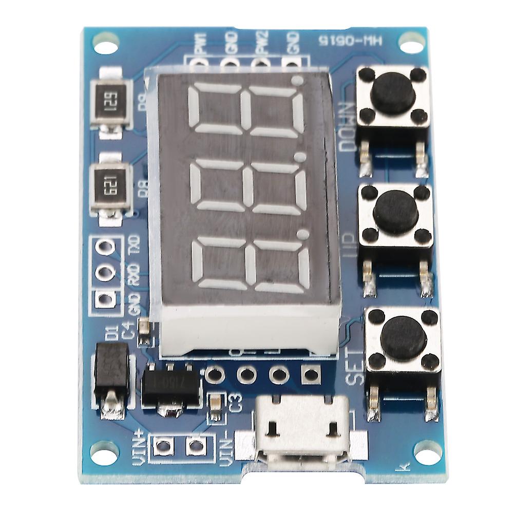 2 Channel Pwm Frequency Duty Cycle Adjustable Wave Rectangle Signal Generator