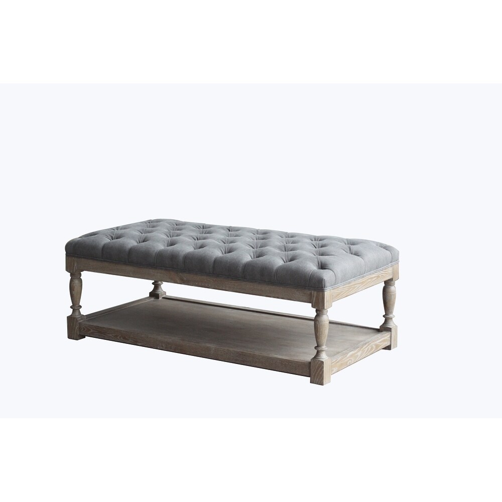 Athena Rectangular Coffee Table in Black.