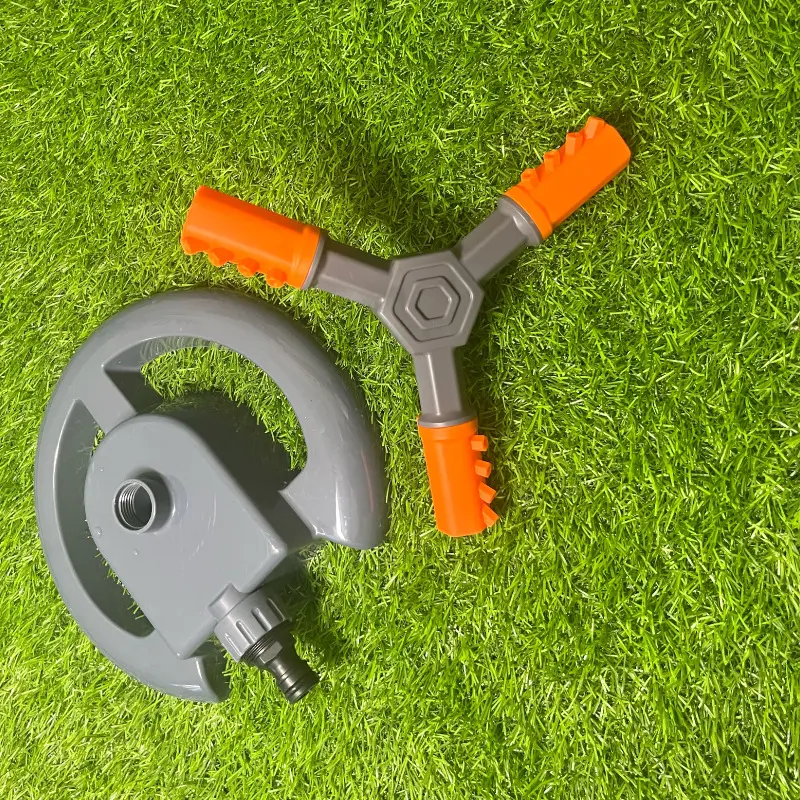 Plastic garden Plants Watering Irrigation Equipment Garden adjustable 360 degree irrigation rotary sprinkler