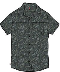 Way Ripstop Short Sleeve Shirt - Ocean Current Black