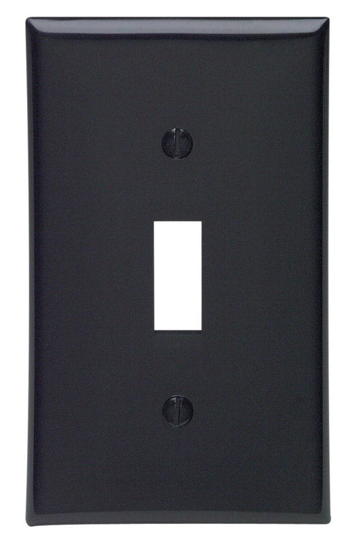 WALLPLATE 1G TOG BLACK