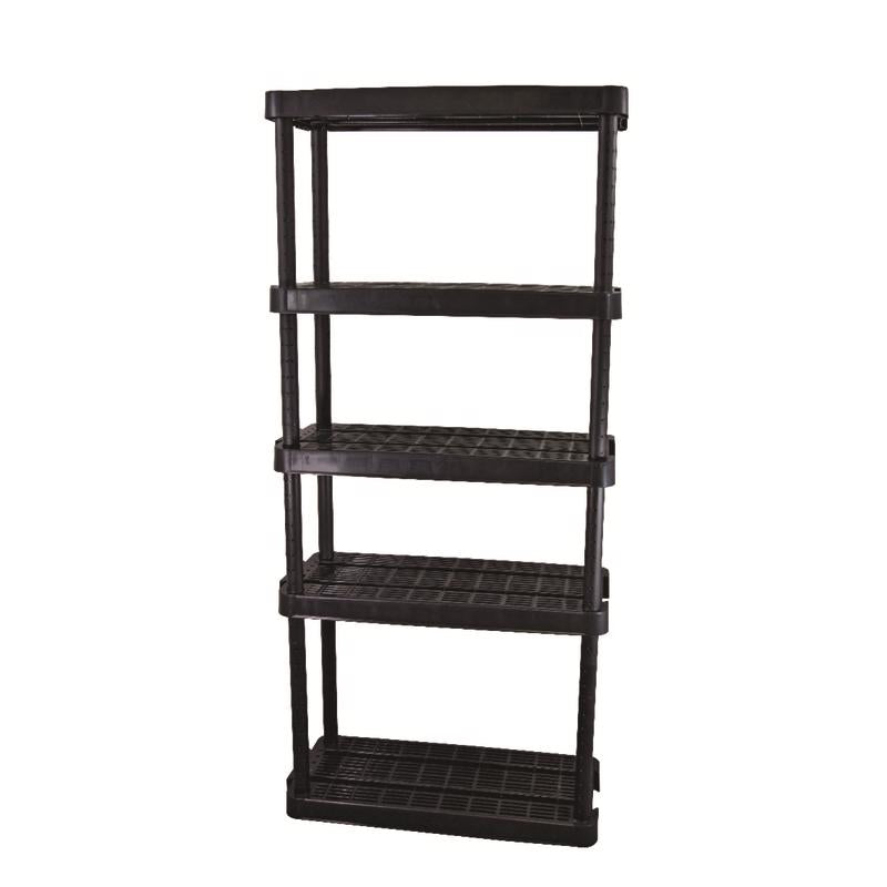 SHELF UNIT 5 TIER BLK