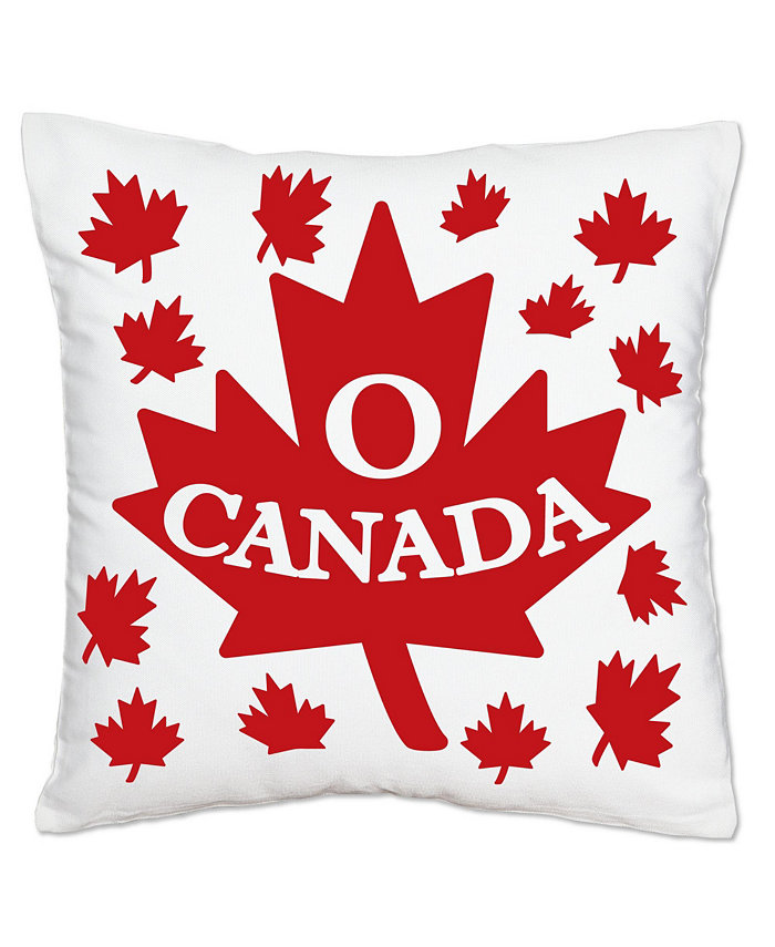 Big Dot of Happiness Canada Day - Party Home Decorative Case - Throw Pillow Cover 16 x 16 In