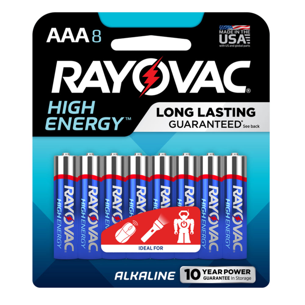 BATTERY ALKALN AAA 8PK