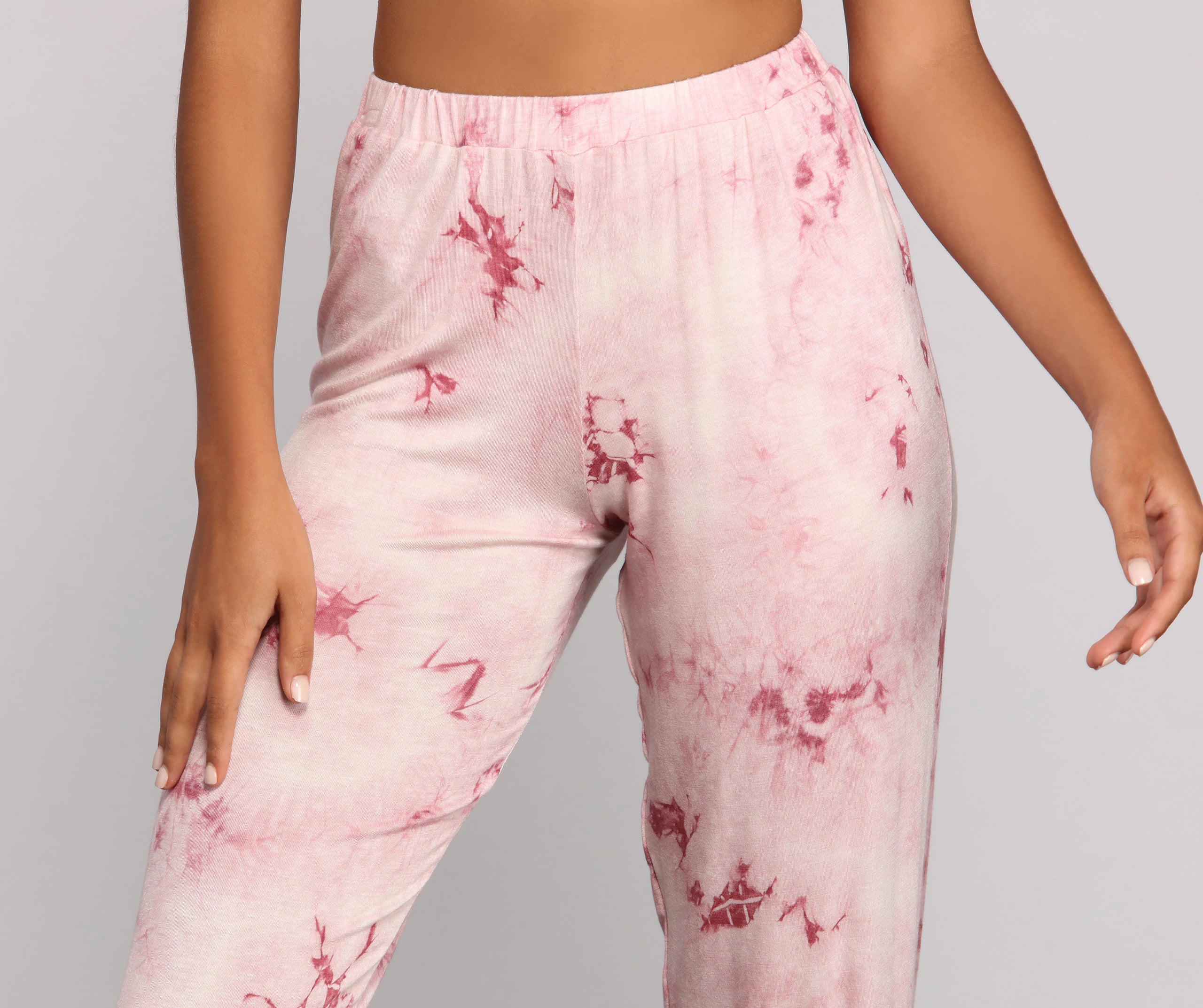 Pop Of Retro Tie Dye Pajama Joggers