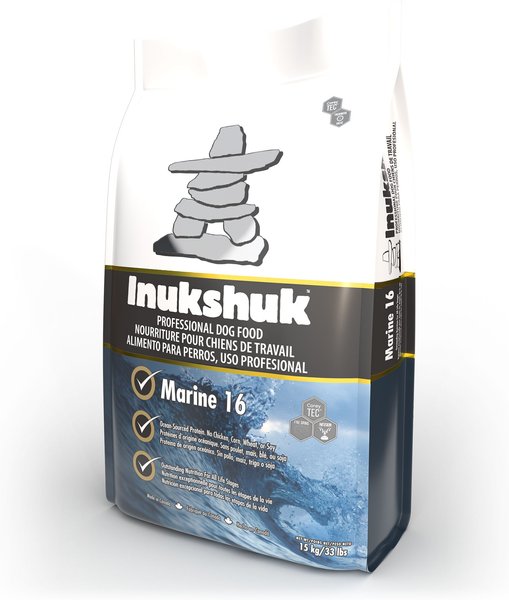 Inukshuk Performance Marine 16 Dog Dry Food， 33-lb bag