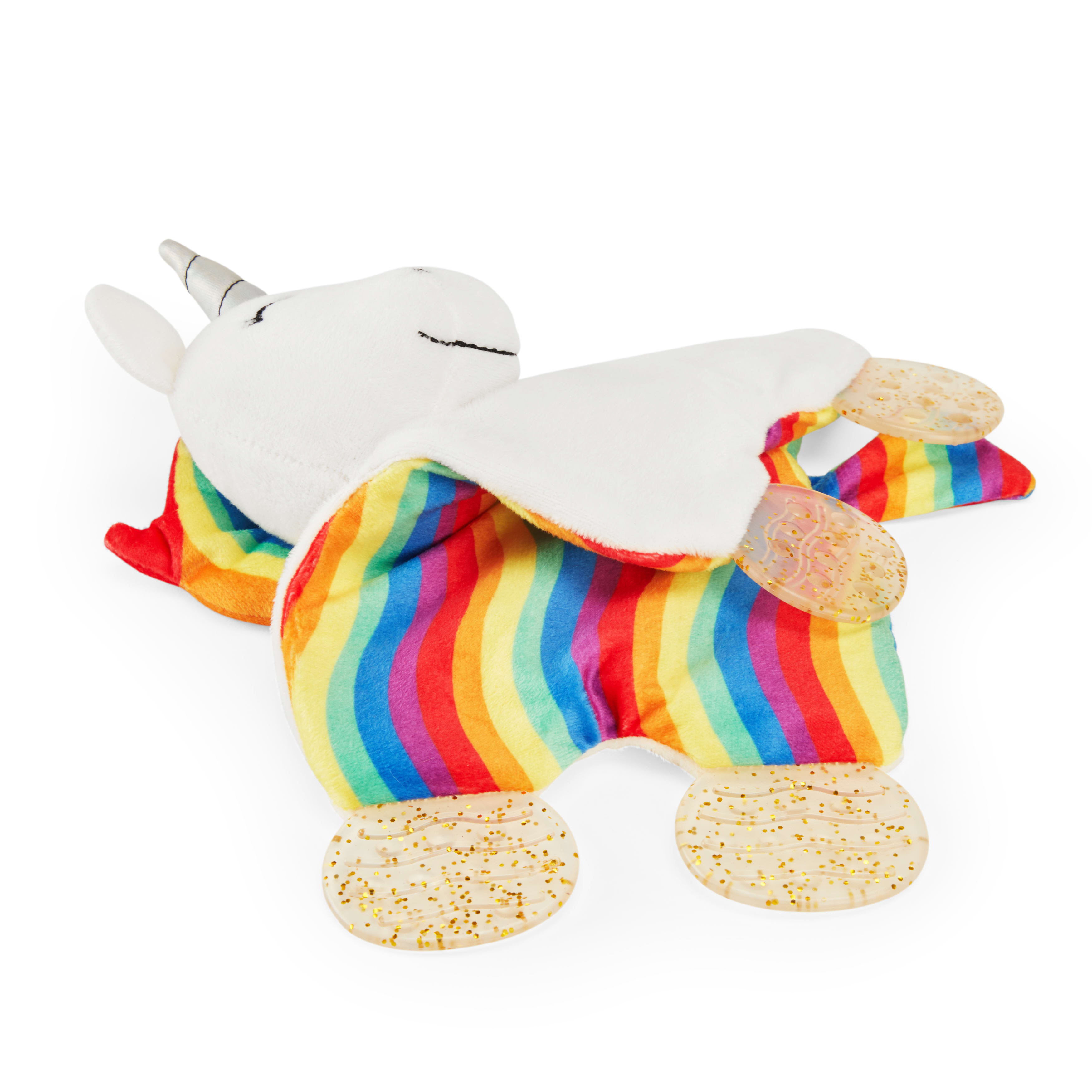 YOULY Unicorn Paddlefeet Dog Toy， Small