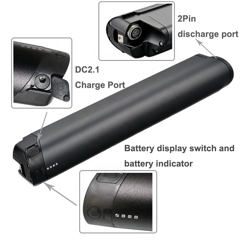 Inner battery EEL lithium ion battery 36 volt ebike battery 10Ah 13Ah for electric bike