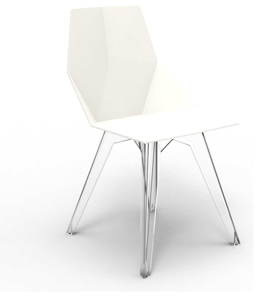 Vondom Faz Indoor/Outdoor Dining Side Chair   Contemporary   Outdoor Dining Chairs   by Vondom  Houzz