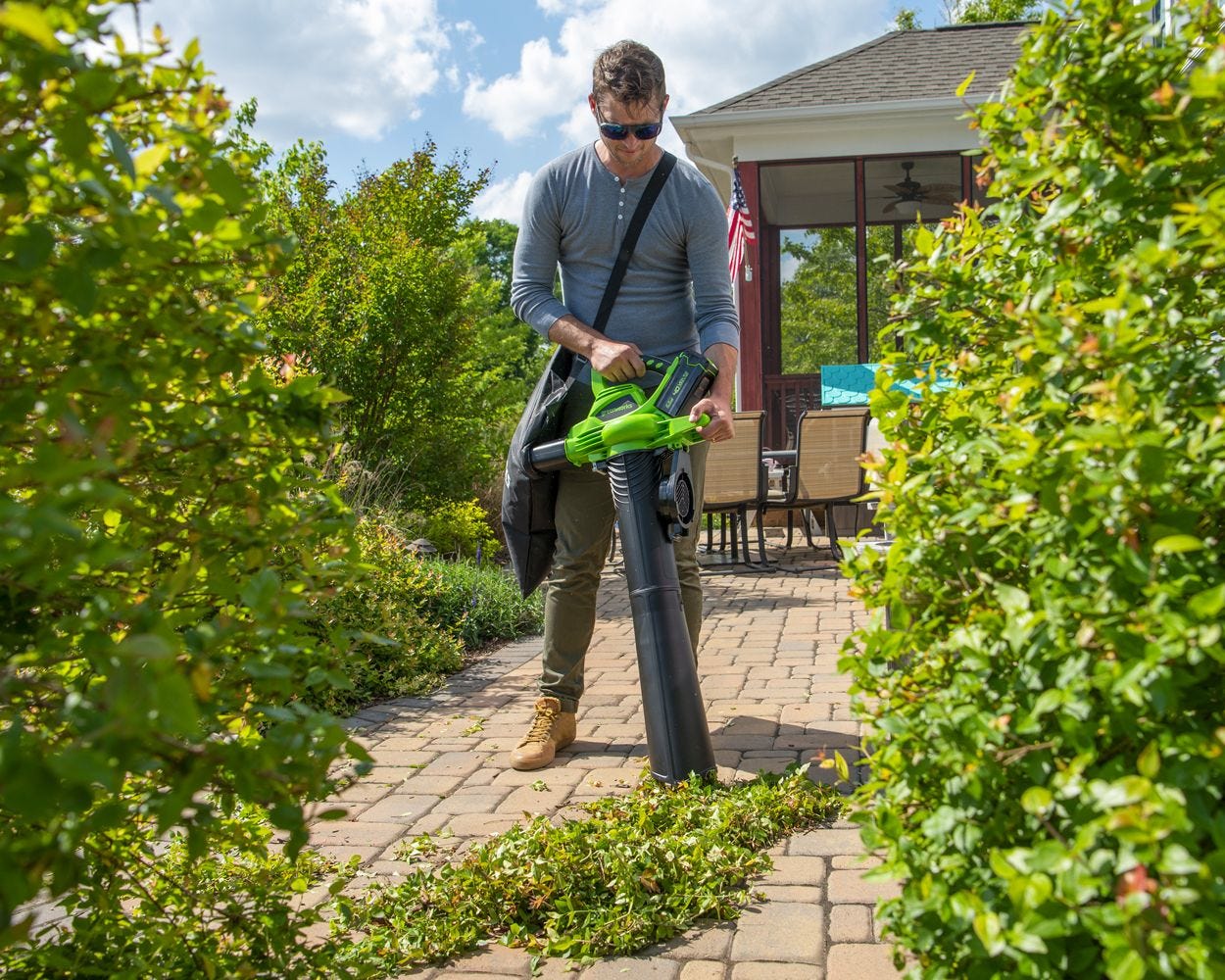 40V Cordless Leaf Blower/ Vacuum  Battery | Greenworks Tools