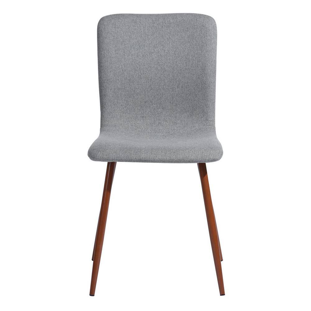 Homy Casa Scargill Grey Fabric Upholstered Dining Chair (Set of 4) SCARGILL GREY