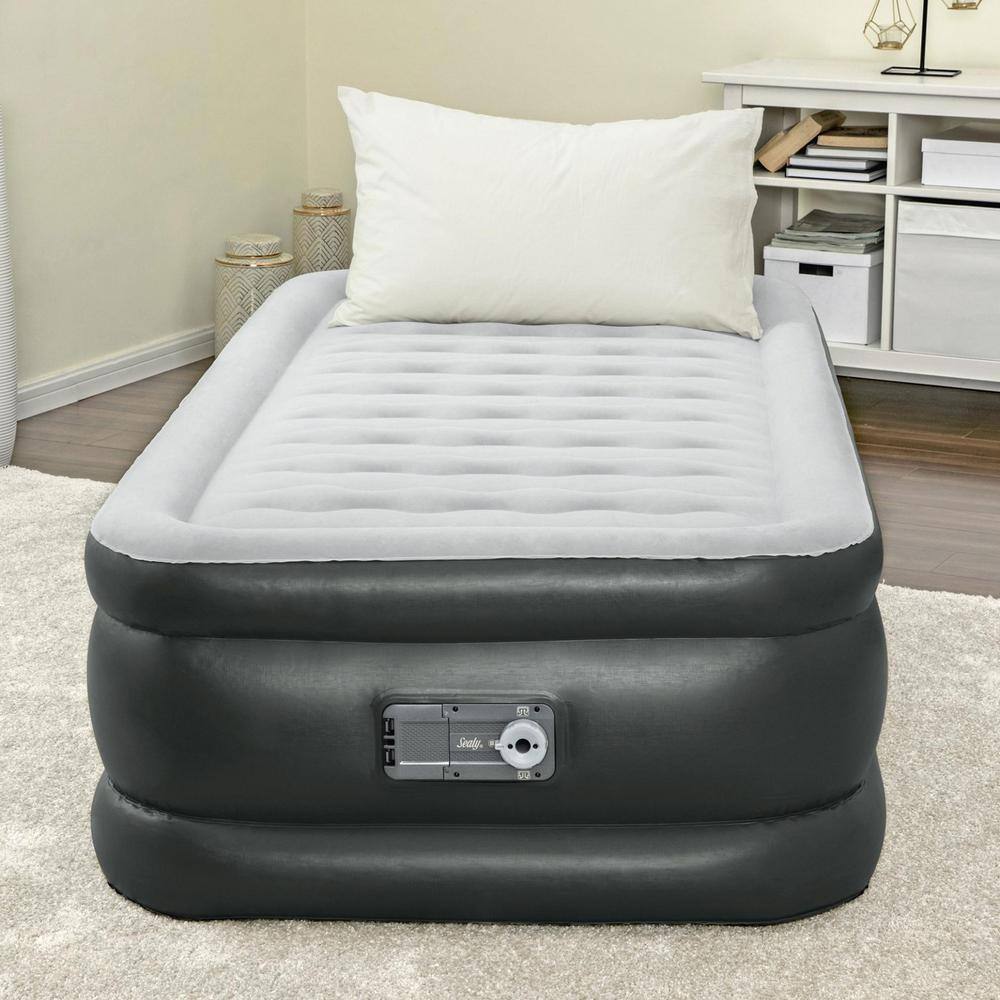 Sealy Tritech 20 in. Inflatable Mattress Twin Airbed with Built-In Pump 94055E-BW