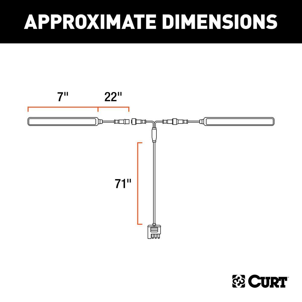 CURT Auxiliary LED Indicator Lights 53201