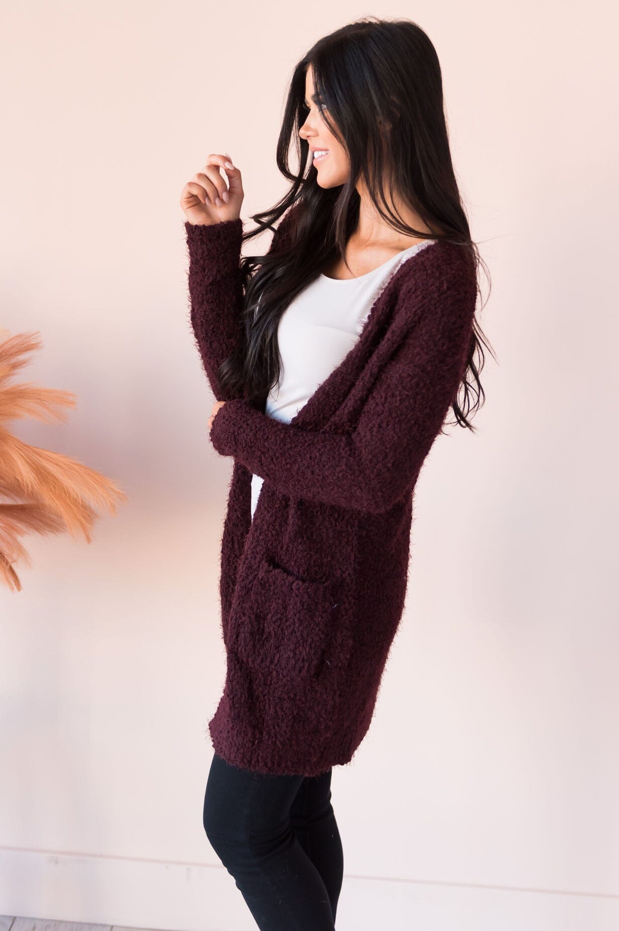 Soft & Cuddly Modest Sweater Cardigan