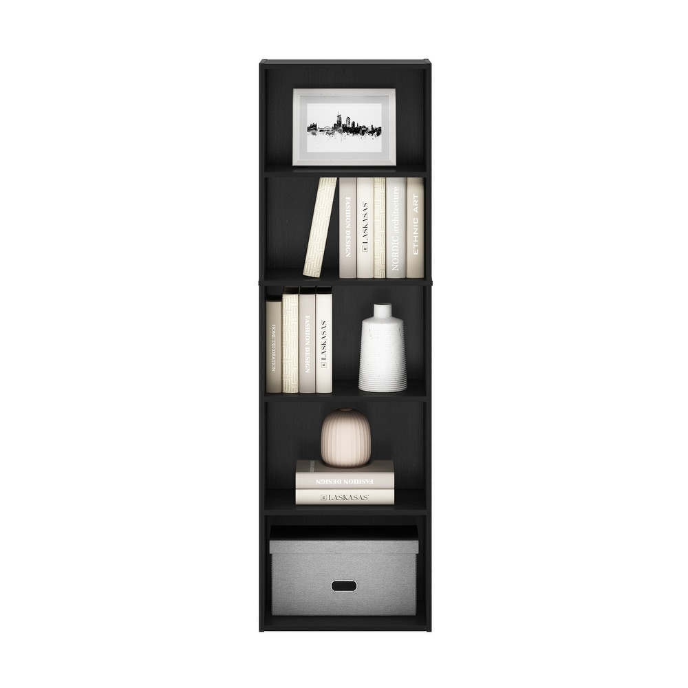 Porch   Den Hollygrove Reversible Color 5 tier Open Shelf Bookcase
