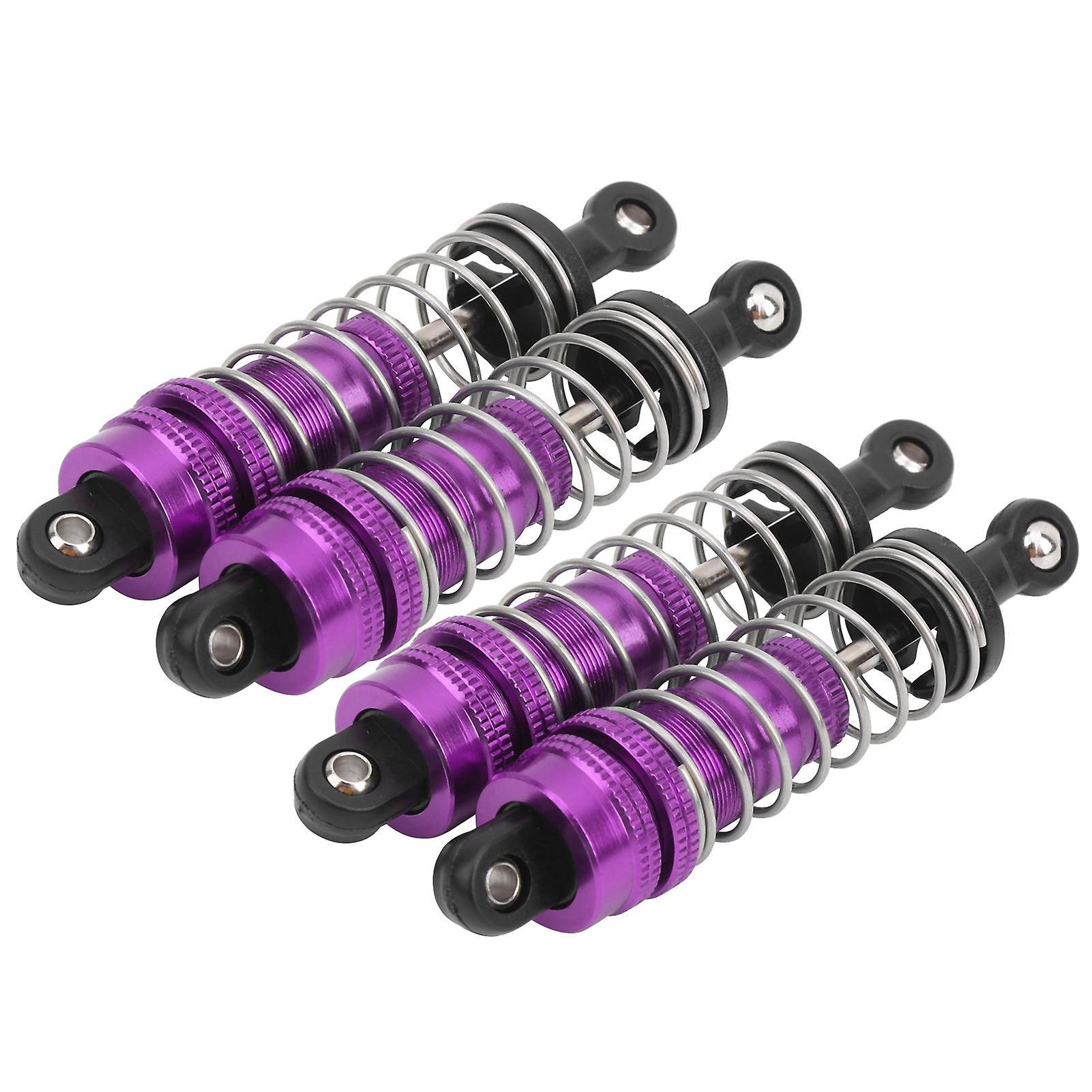 4pcs Shock Struts Damper Replacement Accessory Fit For Wltoys 144001 1/14 Rc Carpurple