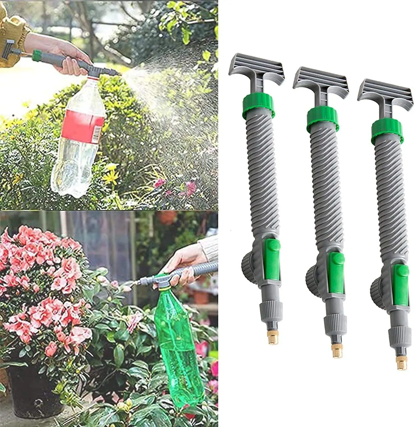 Factory Wholesale High Pressure Air Pump Manual Sprayer Adjustable Drink Bottle Spray Nozzle Garden Watering Agriculture Tool