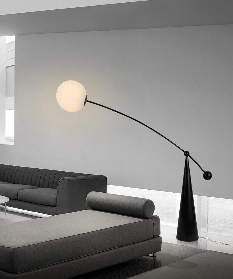 Opal Arc Floor Lamp