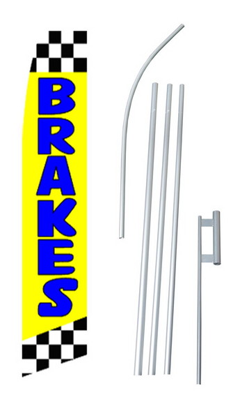 NEOPlex SWF 138 4PL SGS Yellow Brakes Swooper Flag...