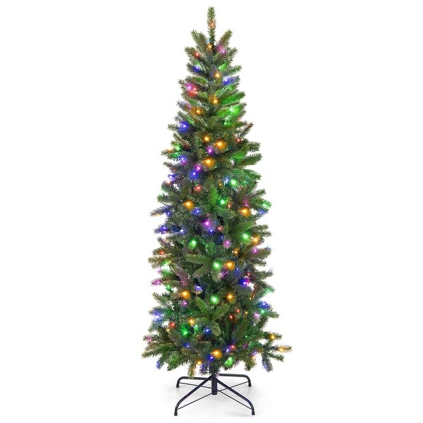 5FT PreLit Hinged Artificial Christmas Tree with 390 Tips and180 Lights