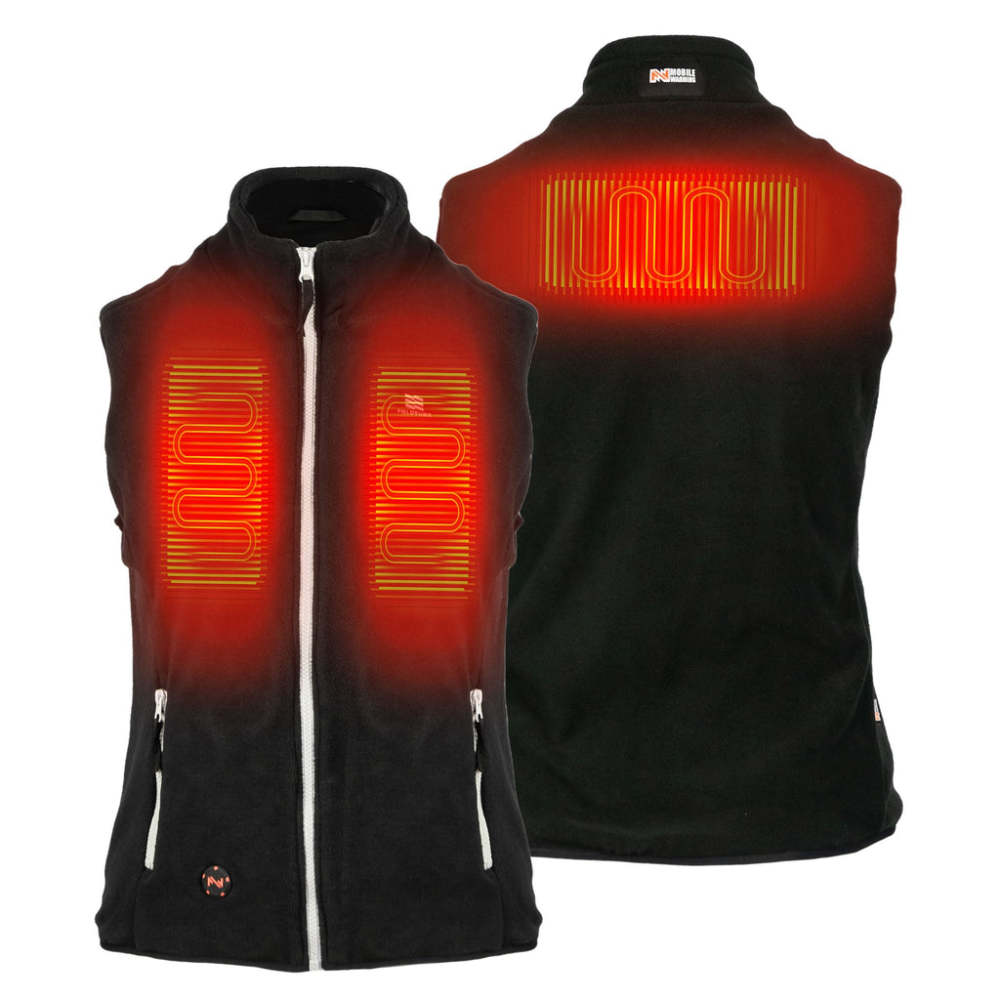 Mobile Warming 7.4V Trek Heated Vest Womens Black Large ;