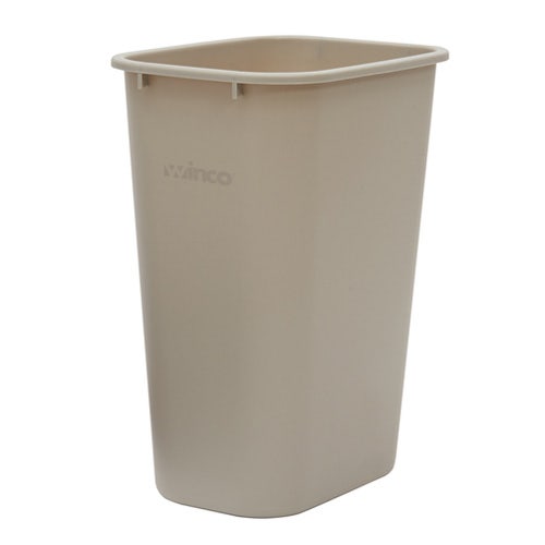 Value Series 41 Quart Waste Basket， Beige