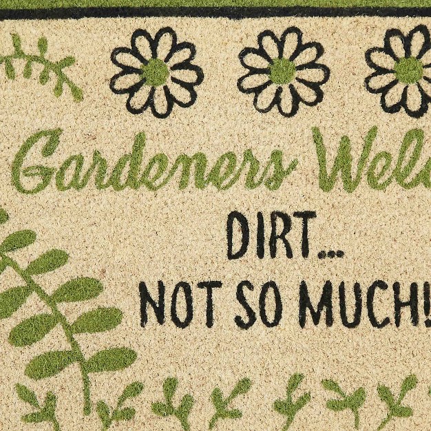 Geranium Floral Gardener x27 s Welcome Doormat