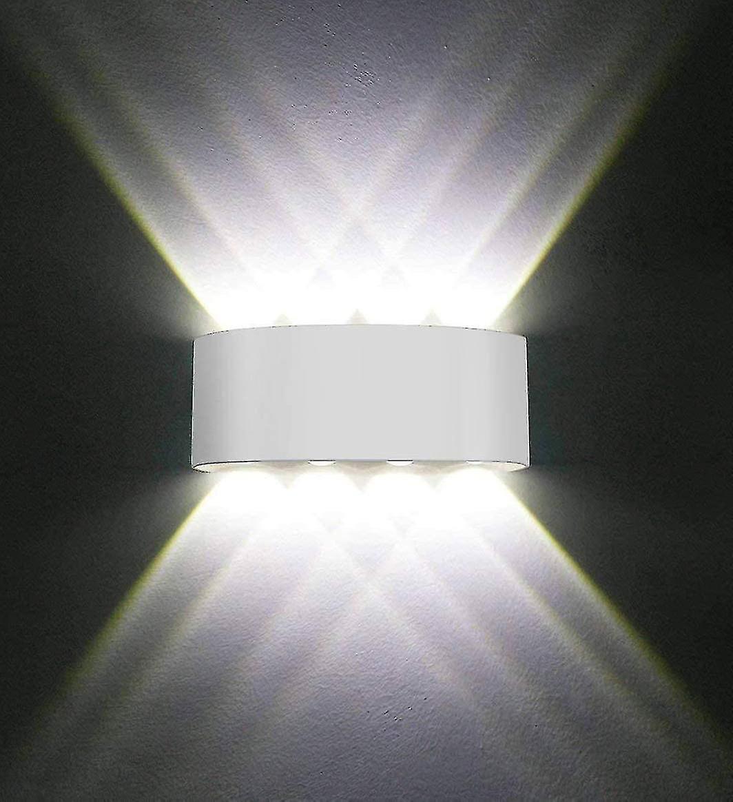 8w Warm White 3000k Modern Aluminum Led Wall Light For Living Room Bedroom Hallway Staircase Kitchen Dining Room (cool White-8w) [energy Class F]