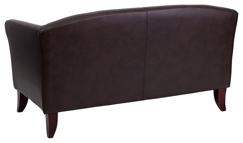 HERCULES Imperial Series Brown LeatherSoft Loveseat   Transitional   Loveseats   by First of a Kind USA Inc  Houzz