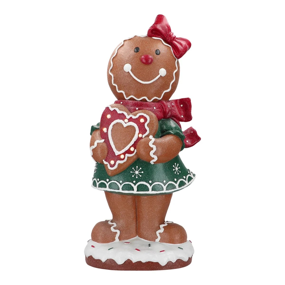 3 FT LED Gingerbread Girl Battery Operated