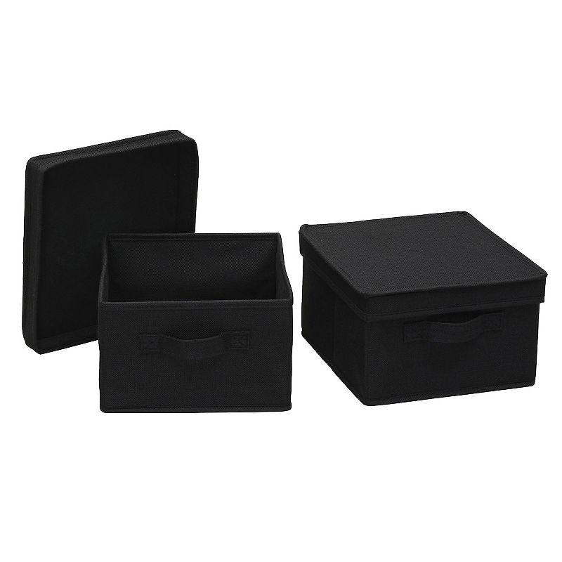 Household Essentials Medium Storage Boxes with Lids 2-pack Set