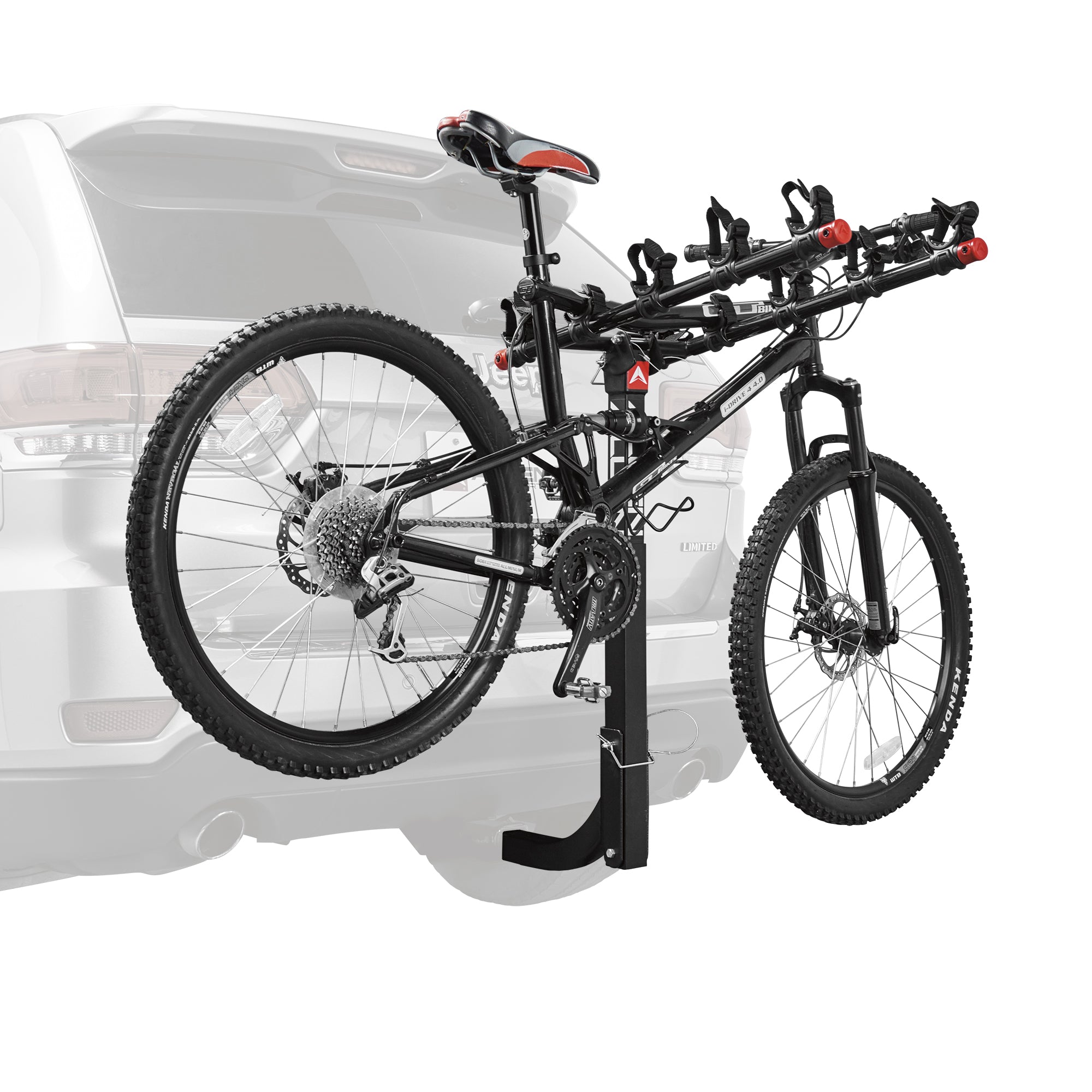 Allen Sports Deluxe 5-Bicycle Hitch Mounted Bike Rack Carrier， model 552RR