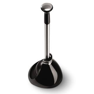 simplehuman Toilet Plunger in Black BT1086