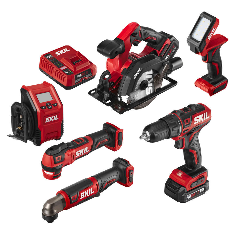 Skil PWRCORE 12™ Brushless 6 Tool Combo Kit