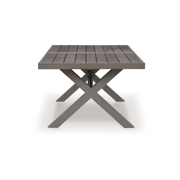 Signature Design by Ashley Hillside Barn Brown Outdoor Dining Table