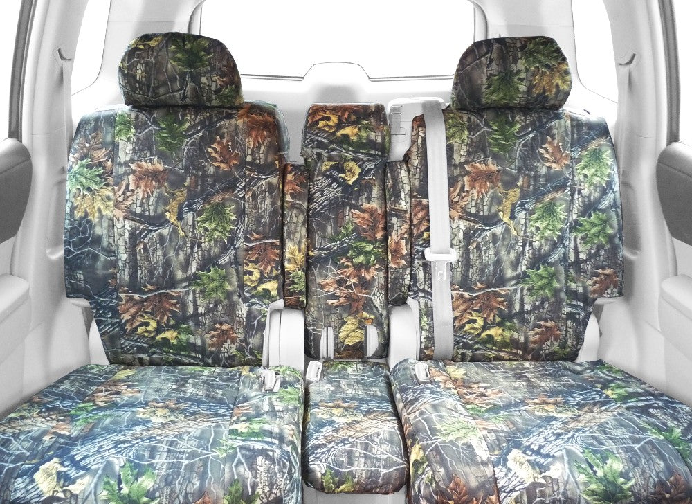 2001-2003 Ford F-150 Front Row 40/20/40 Split Back and 40/60 Cushion Hunter Camouflage Insert and Trim Camouflage Custom Seat Cover