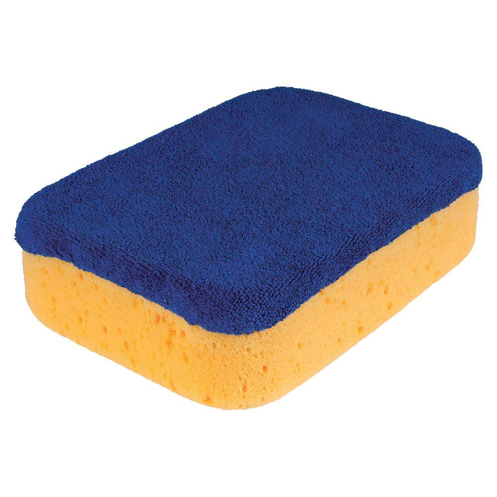 QEP 7 in. x 5.5 in. x 2 in. Microfiber Polishing Sponge for Grouting Cleaning and Washing 70010