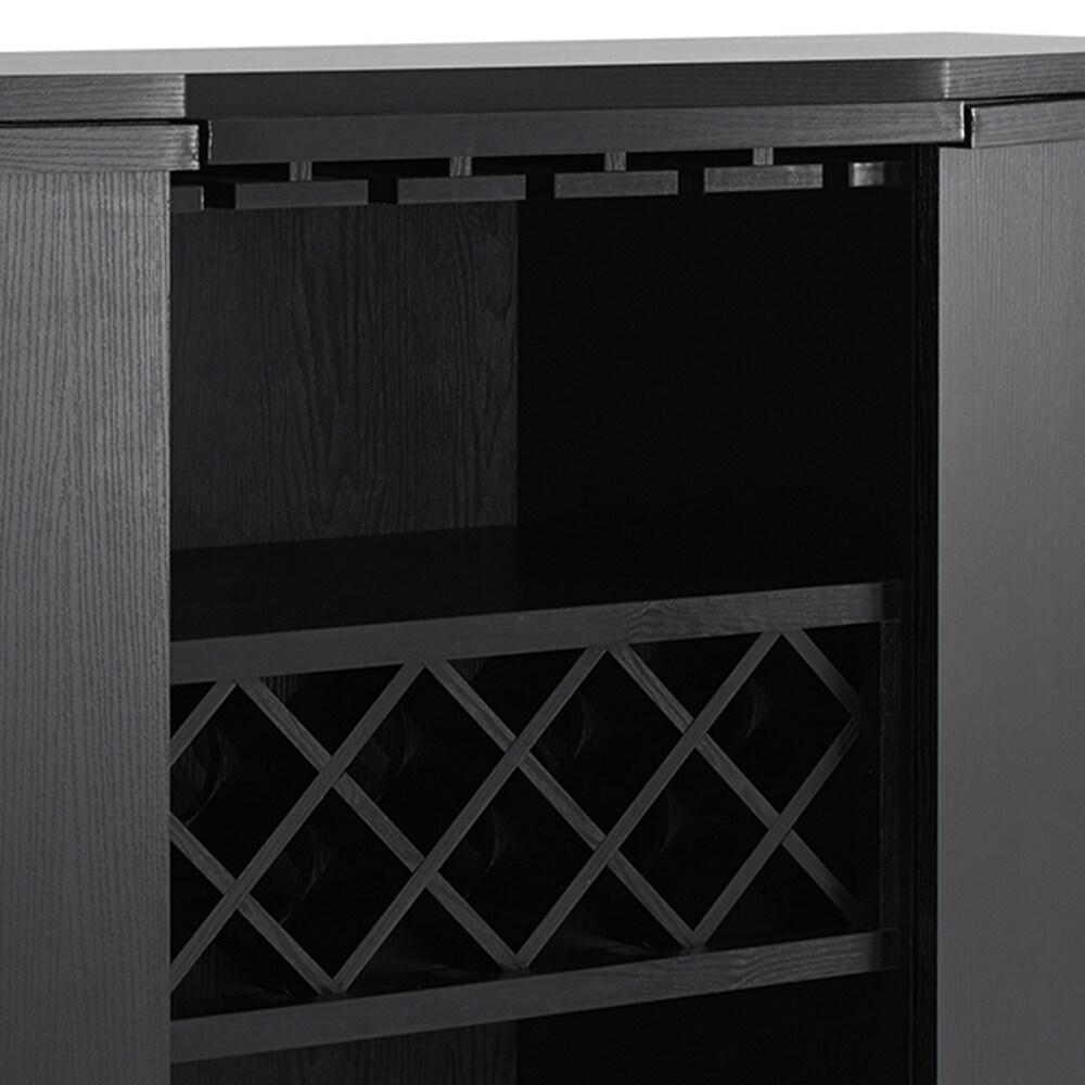 Furniture of America Towe Contemporary 51 inch Wood 5 shelf Wine Bar Buffet