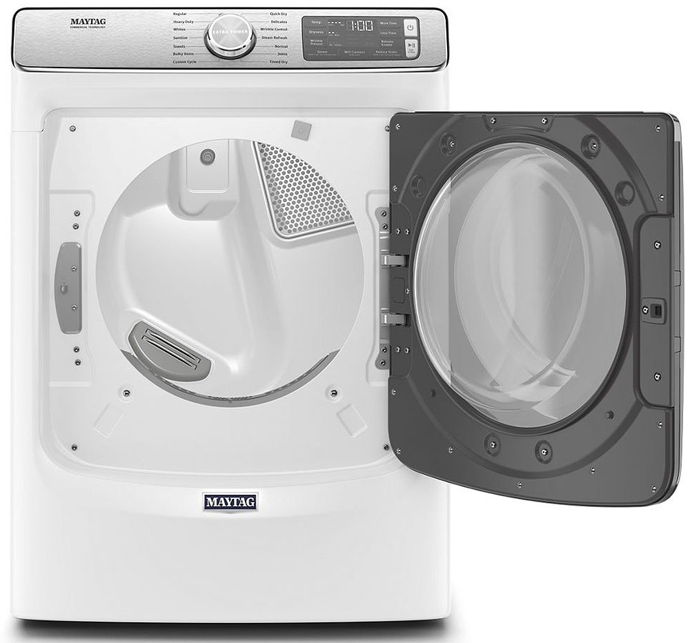 Maytag ADA 7.3 Cu. Ft. White Smart Front Load Electric Dryer With Extra Power And Advanced Moisture Sensing With Industry-Exclusive Extra Moisture Sensor