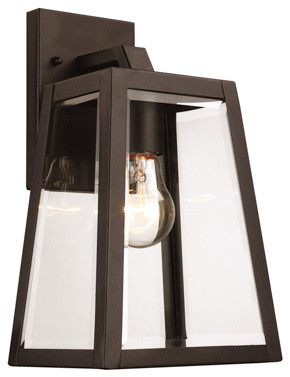 Obsidian 12 quotWall Lantern.   Transitional   Outdoor Wall Lights And Sconces   by Buildcom  Houzz