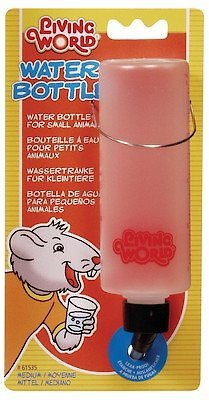 Living World Hamster Water Bottle， 8-oz