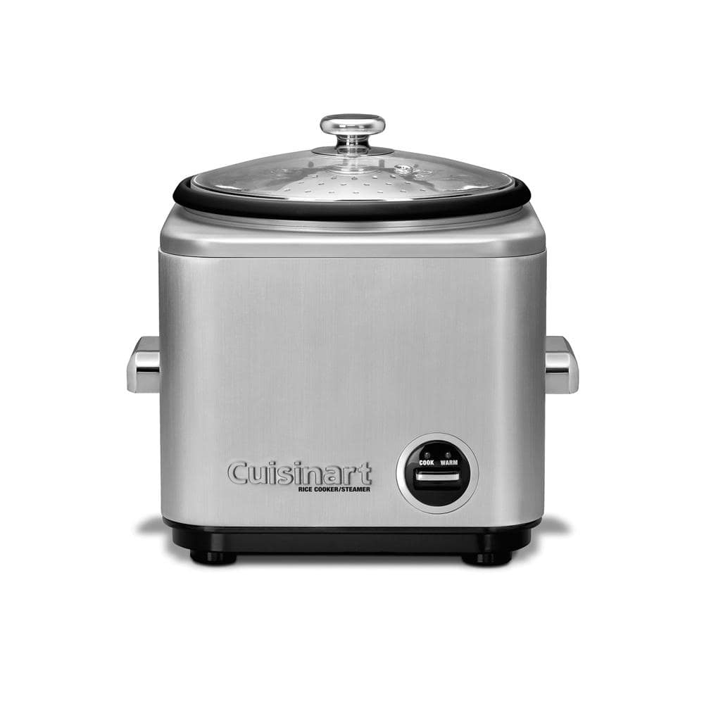 Cuisinart 650W 8-Cup Brushed Stainless Steel Rice Cooker CRC-800P1