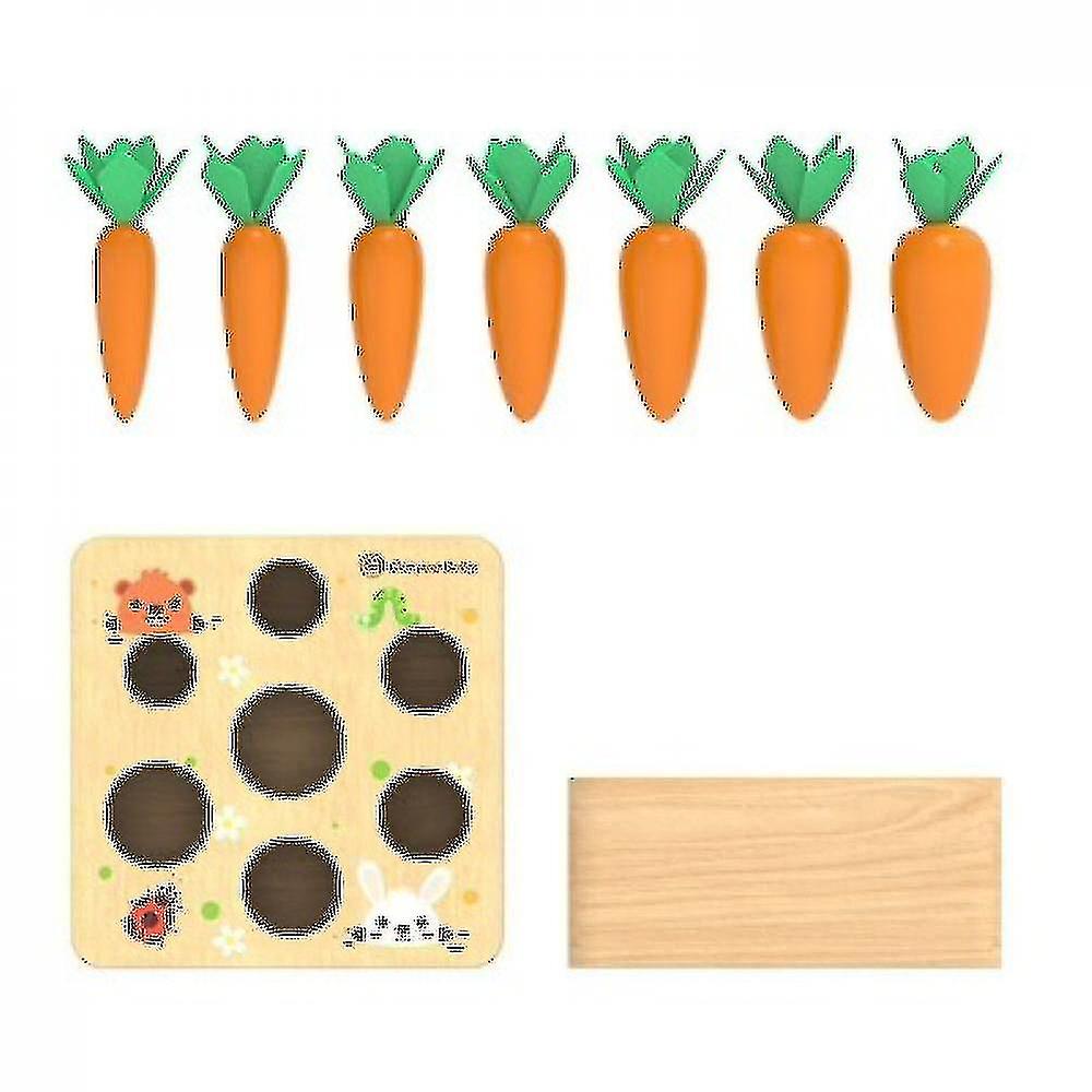 Puzzle Game Carrots Harvest Gifts For The Development Of Fine Motor Skills Xinda