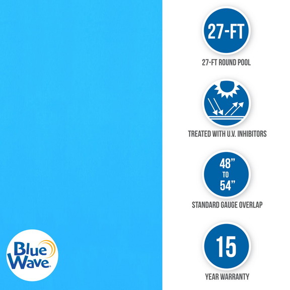 Blue Wave NL327 20 Blue 27 ft Round Standard Gauge...